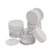 Kundenspezifische kleine kosmetische Kunststoff-PETG-Behältergläser mit Kunststoff-Schraubverschluss